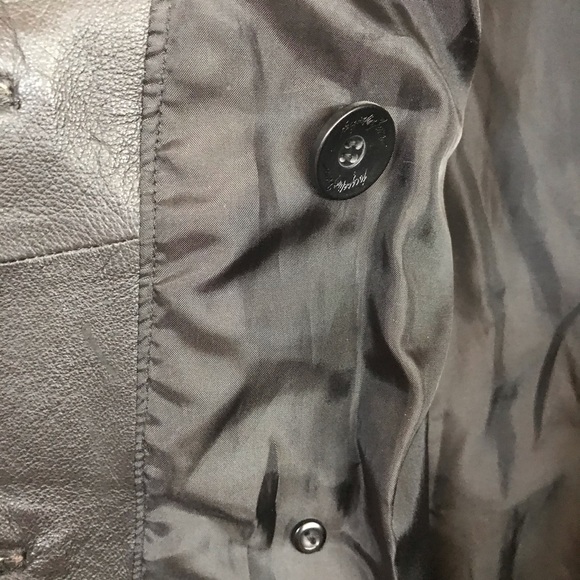 Jacqueline Ferrar black genuine leather jacket - Picture 6 of 8